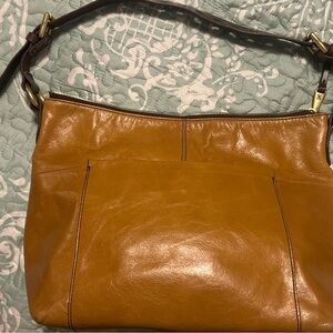 HOBO Rich Brown Leather Shoulder Bag